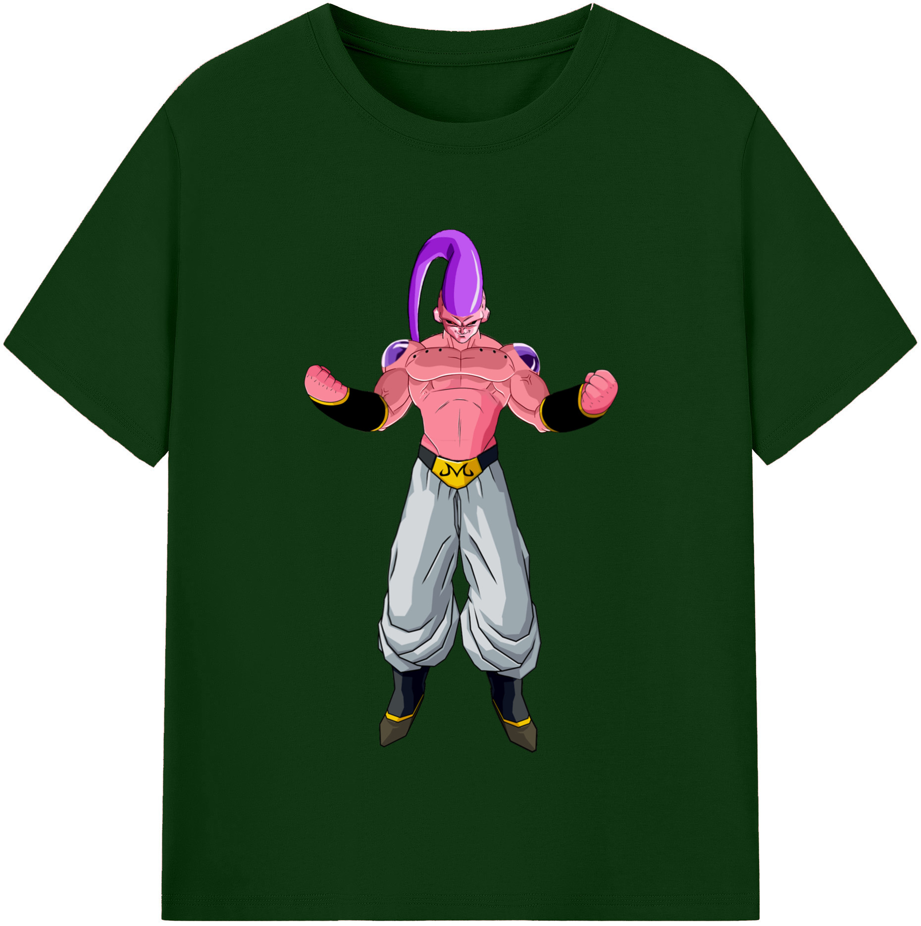 （画像用） ドラゴンボール 魔人ブウ DRAGON BALL Majin Buu 綿100％半袖Tシャツ（フロントプリント）